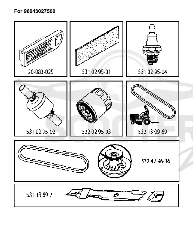 FREQUENTLY USED PARTS