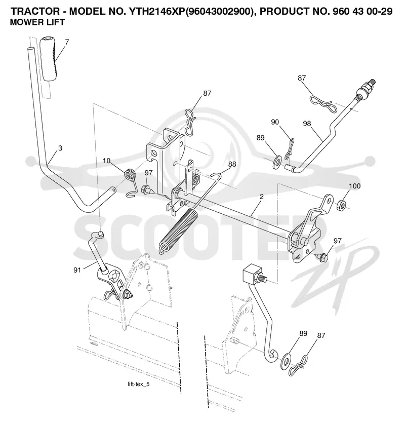 MOWER LIFT / DECK LIFT