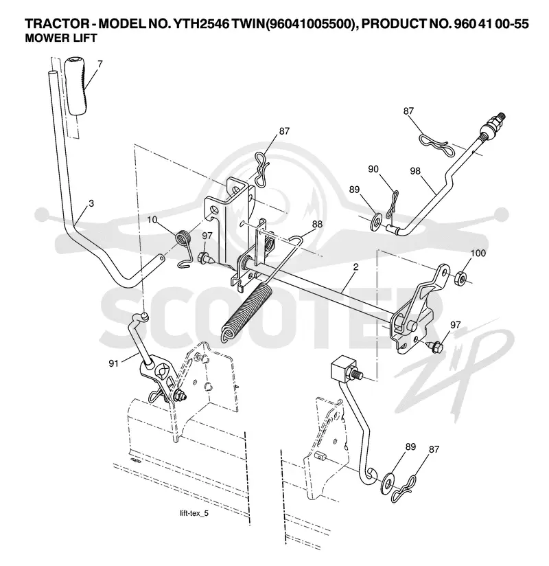 MOWER LIFT / DECK LIFT