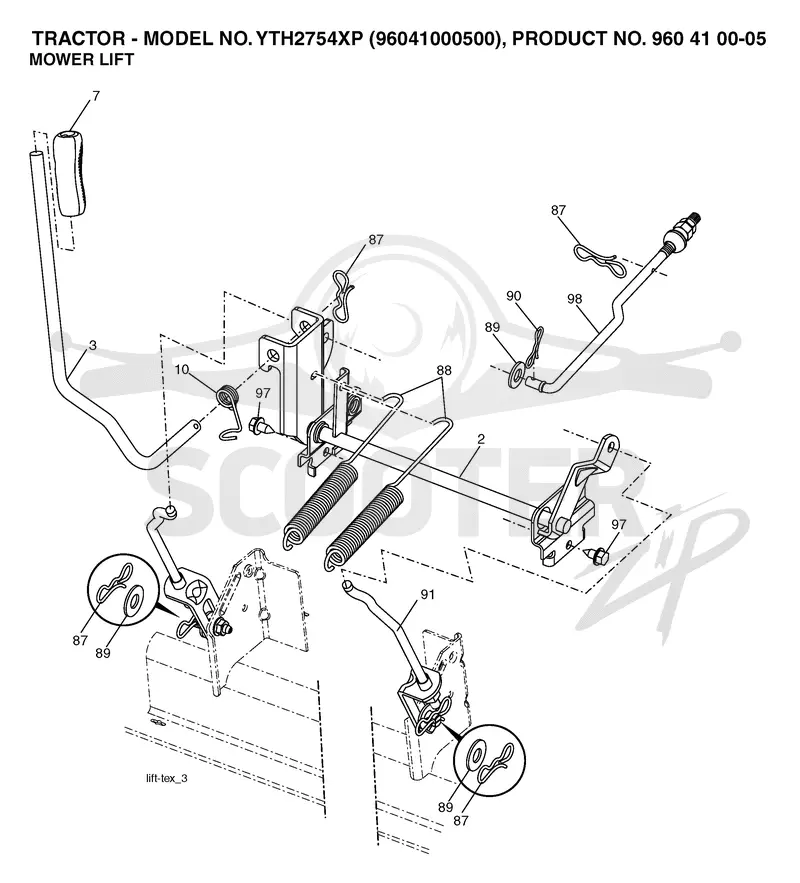MOWER LIFT / DECK LIFT