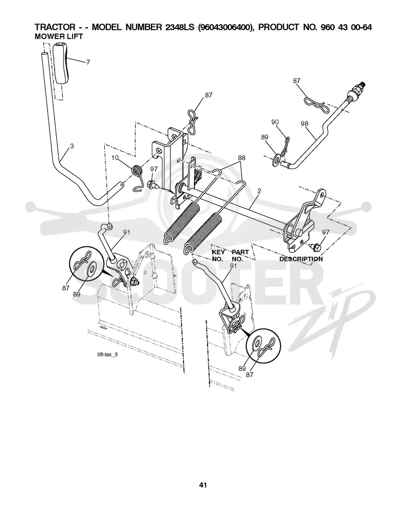 MOWER LIFT / DECK LIFT