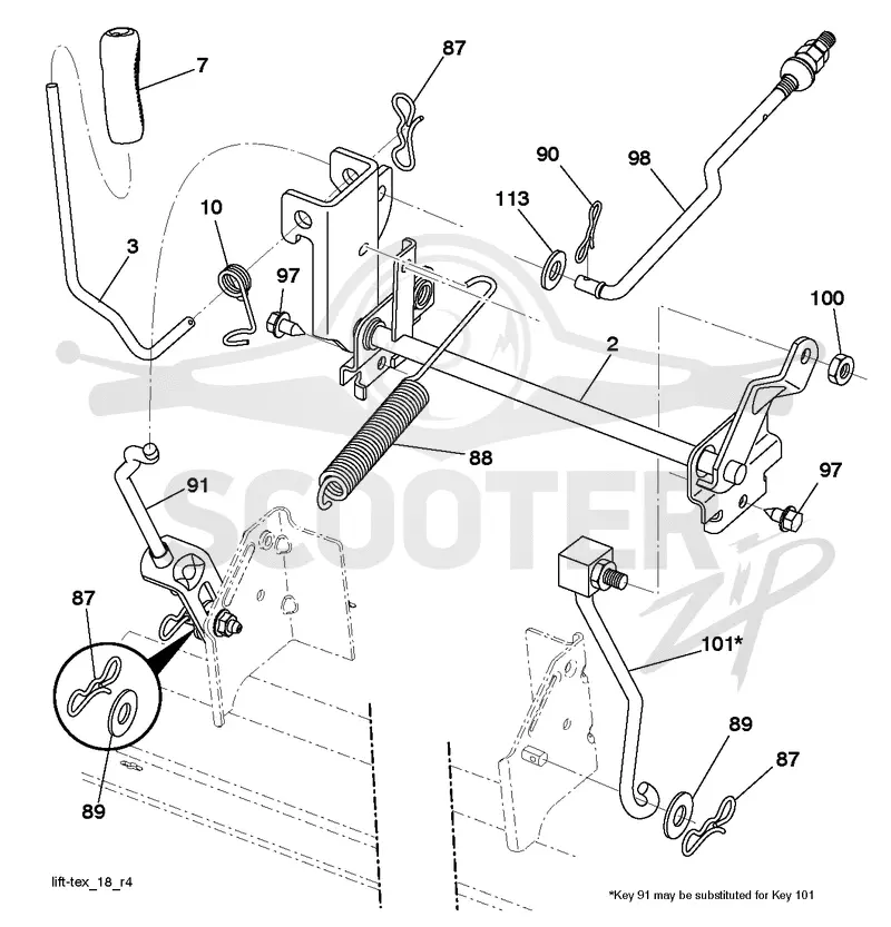 MOWER LIFT / DECK LIFT