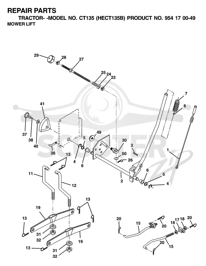 MOWER LIFT / DECK LIFT