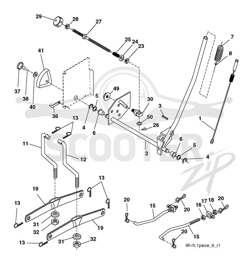 MOWER LIFT / DECK LIFT