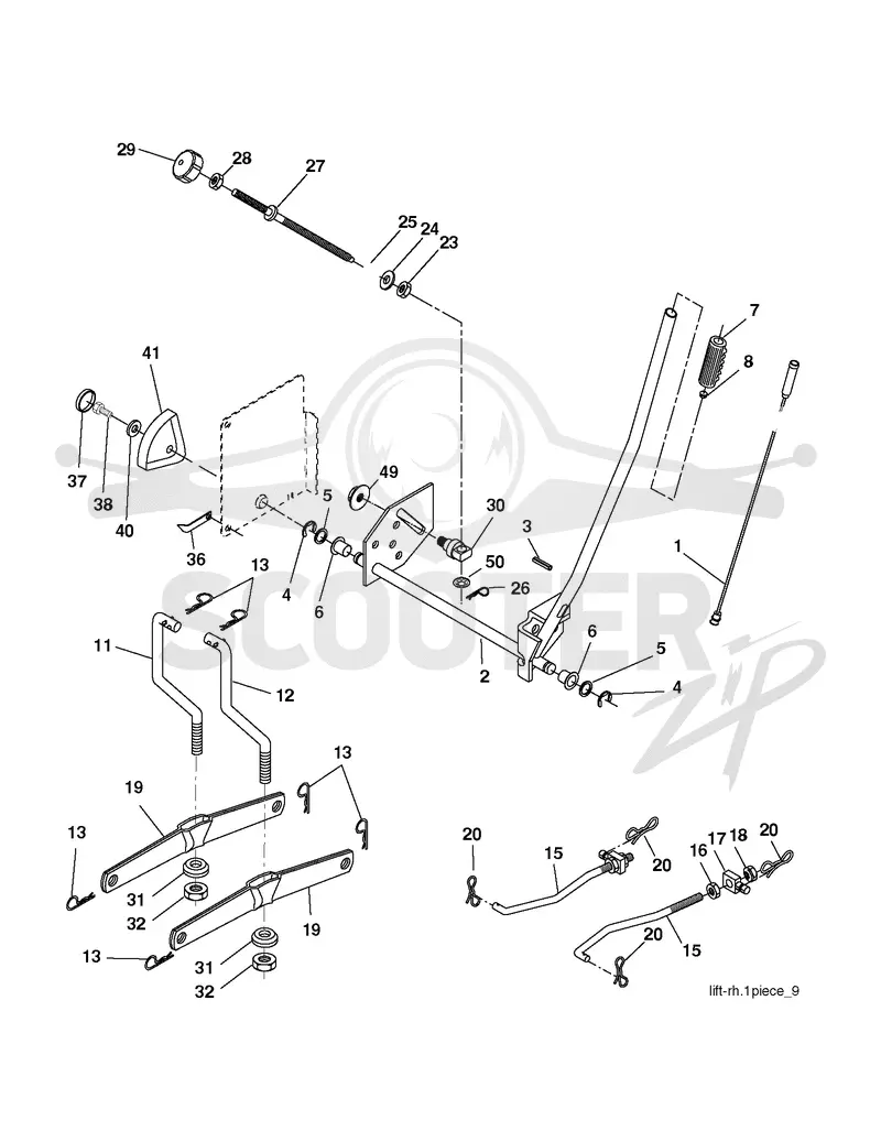 MOWER LIFT / DECK LIFT