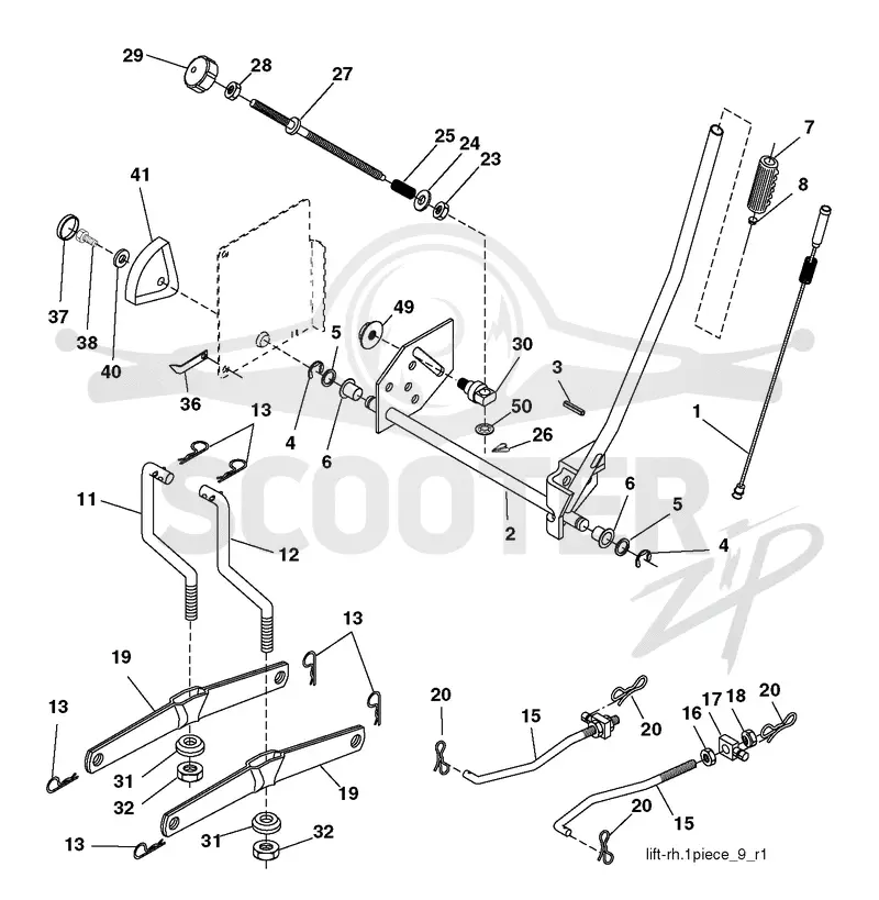 MOWER LIFT / DECK LIFT
