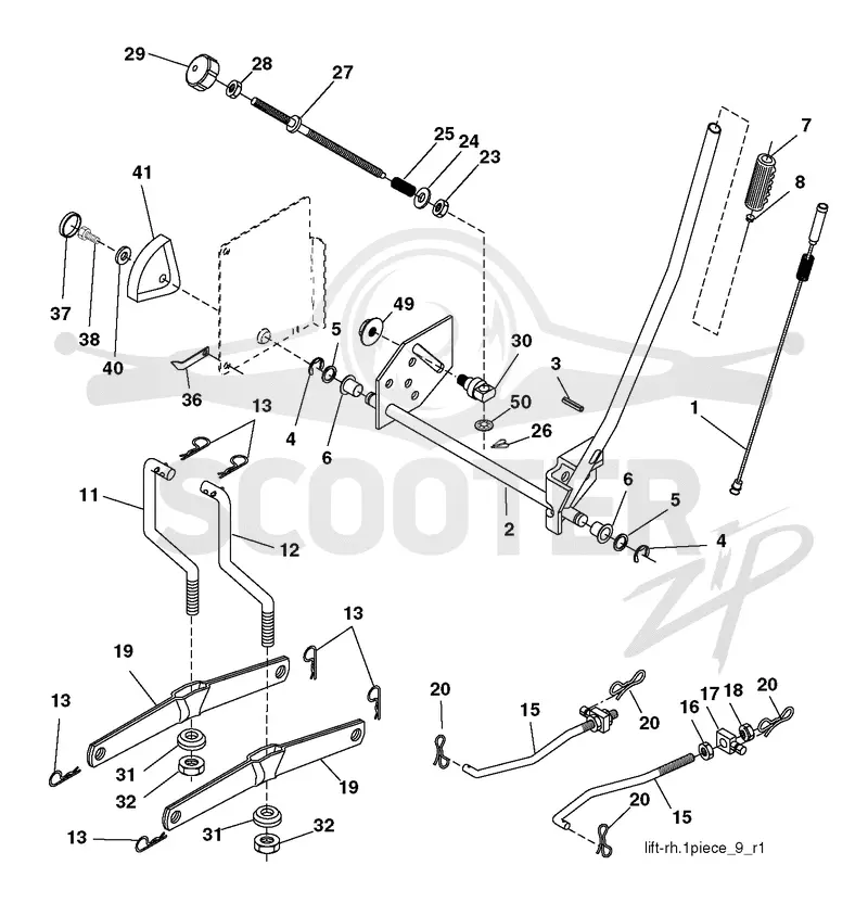 MOWER LIFT / DECK LIFT