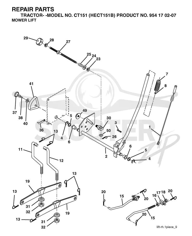 MOWER LIFT / DECK LIFT