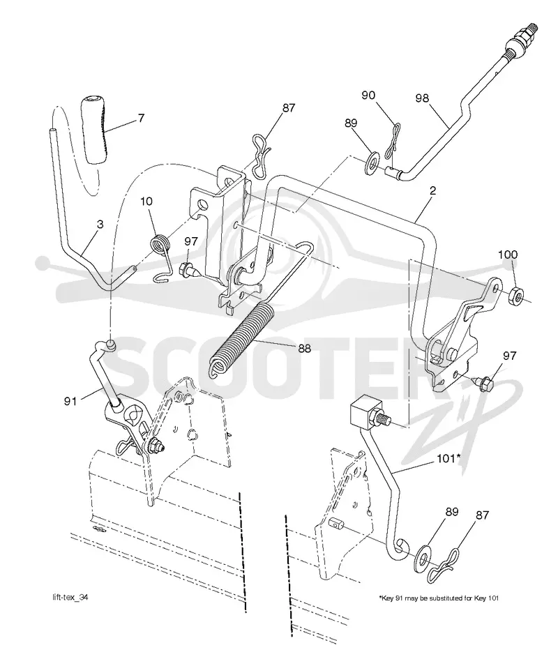 MOWER LIFT / DECK LIFT