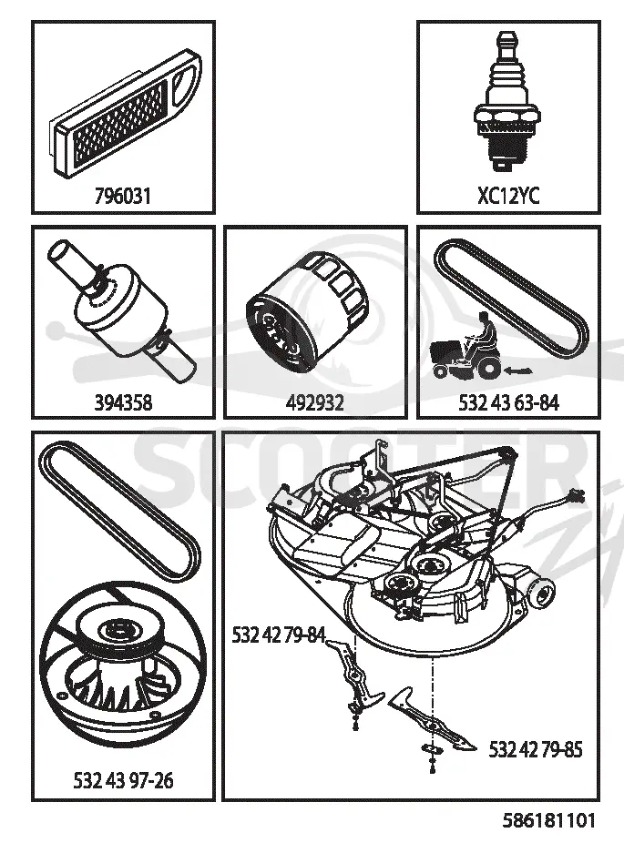 FREQUENTLY USED PARTS