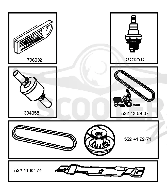 FREQUENTLY USED PARTS