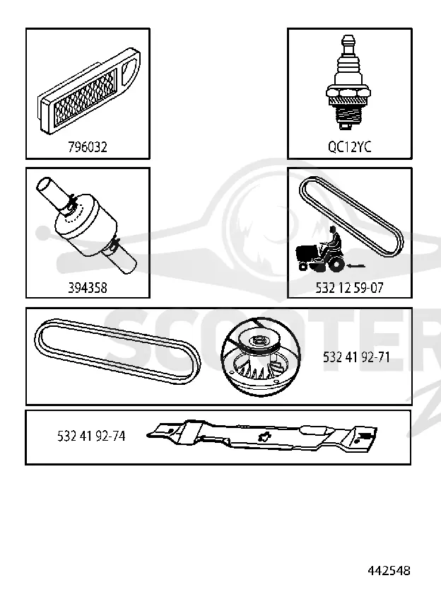 FREQUENTLY USED PARTS