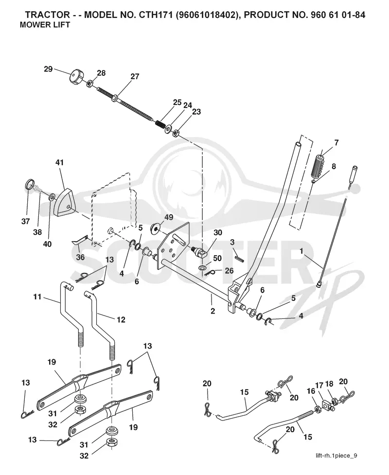 MOWER LIFT / DECK LIFT
