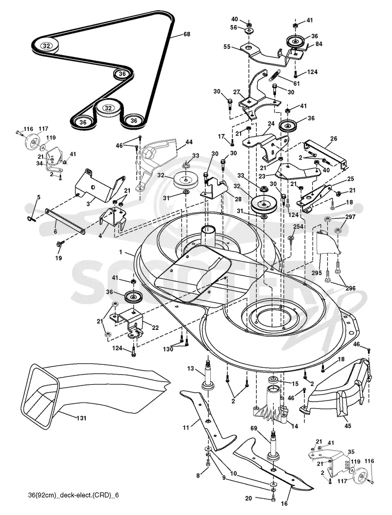 MOWER DECK / CUTTING DECK