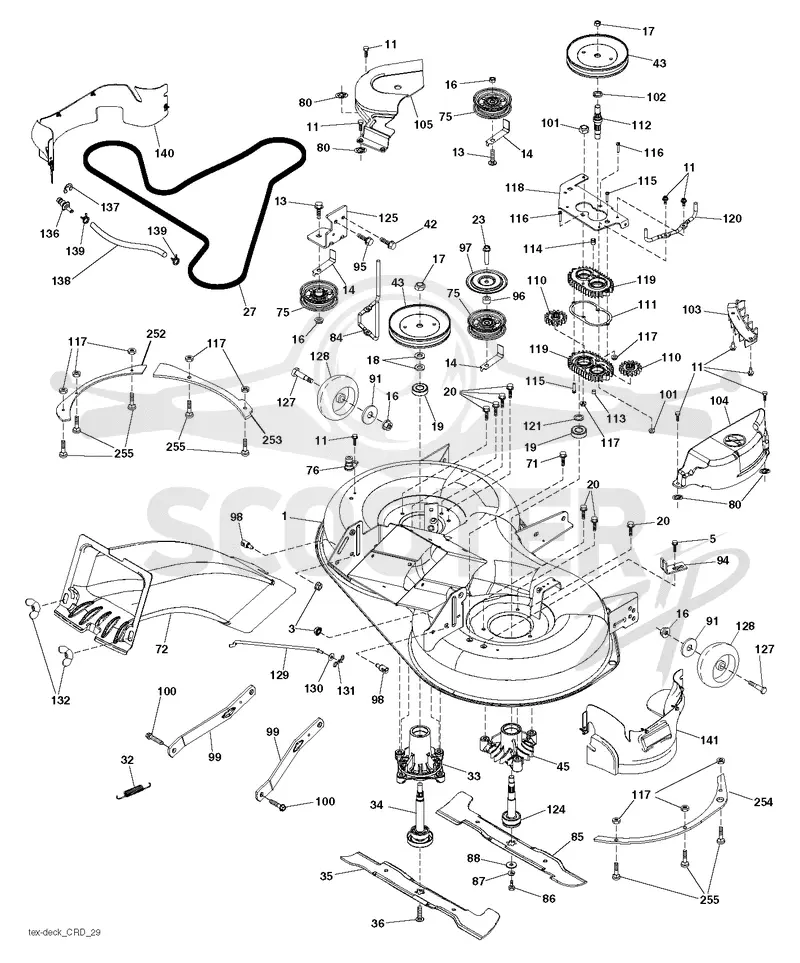 MOWER DECK / CUTTING DECK