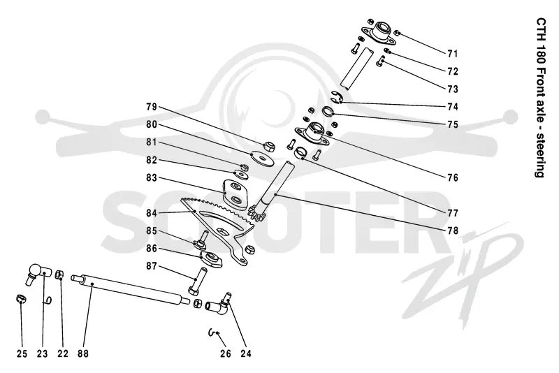 FRONT AXEL