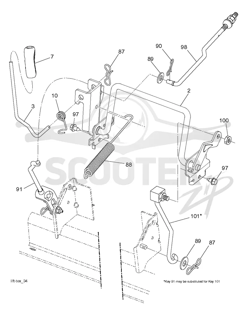 MOWER LIFT / DECK LIFT