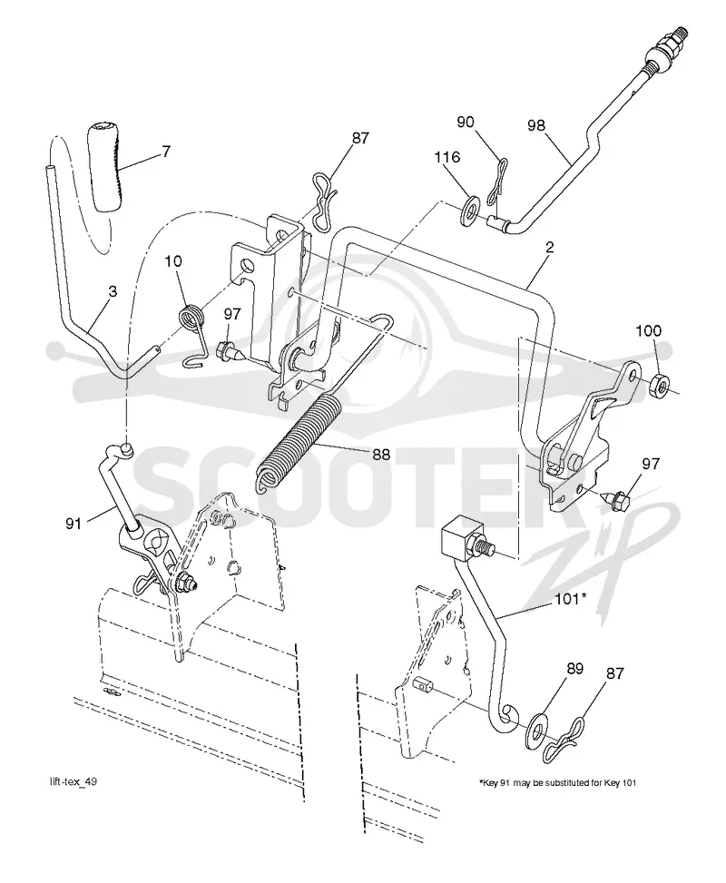 MOWER LIFT / DECK LIFT