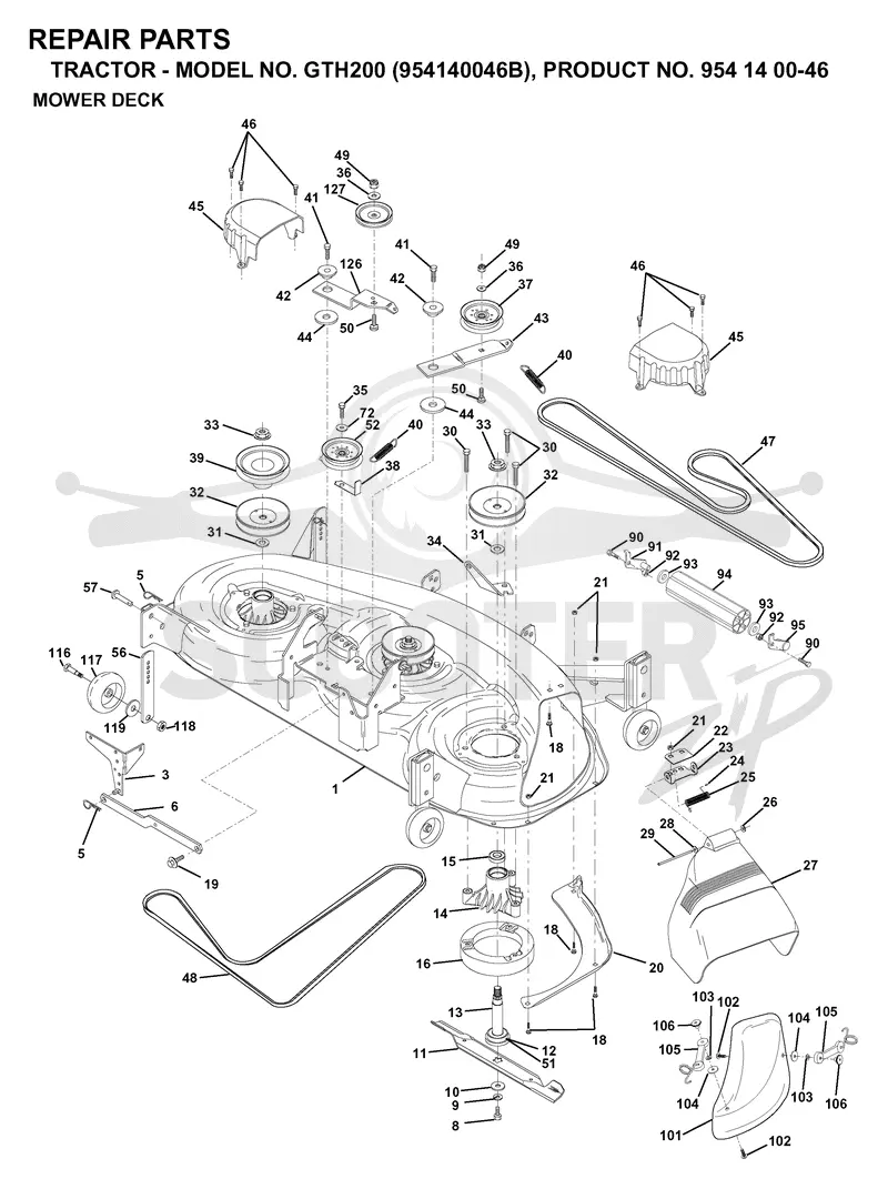 MOWER DECK / CUTTING DECK