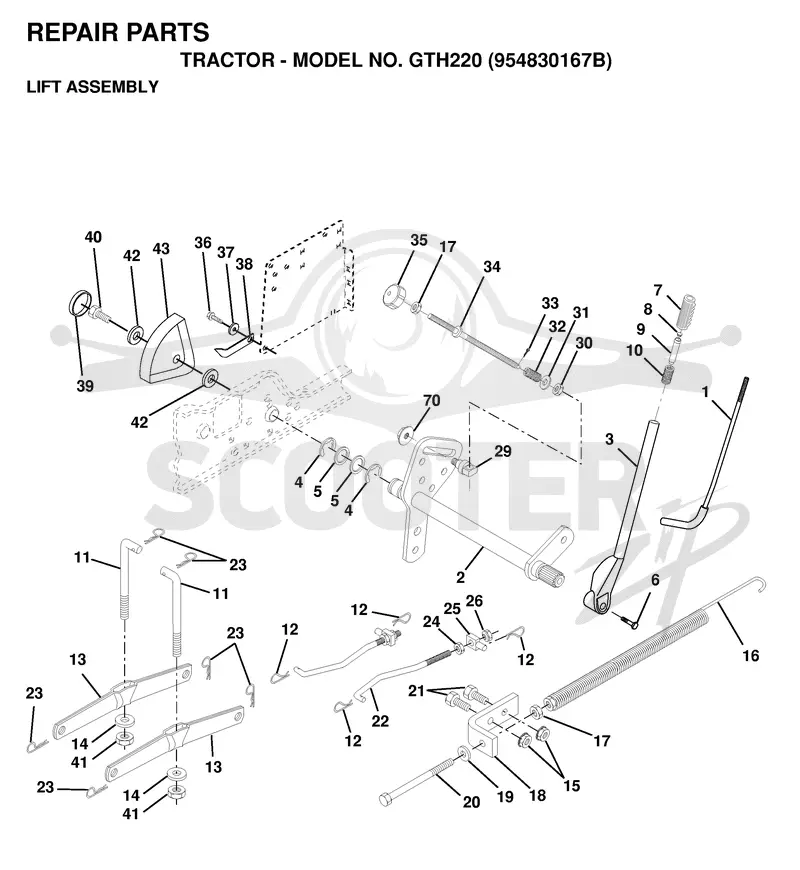 MOWER LIFT / DECK LIFT