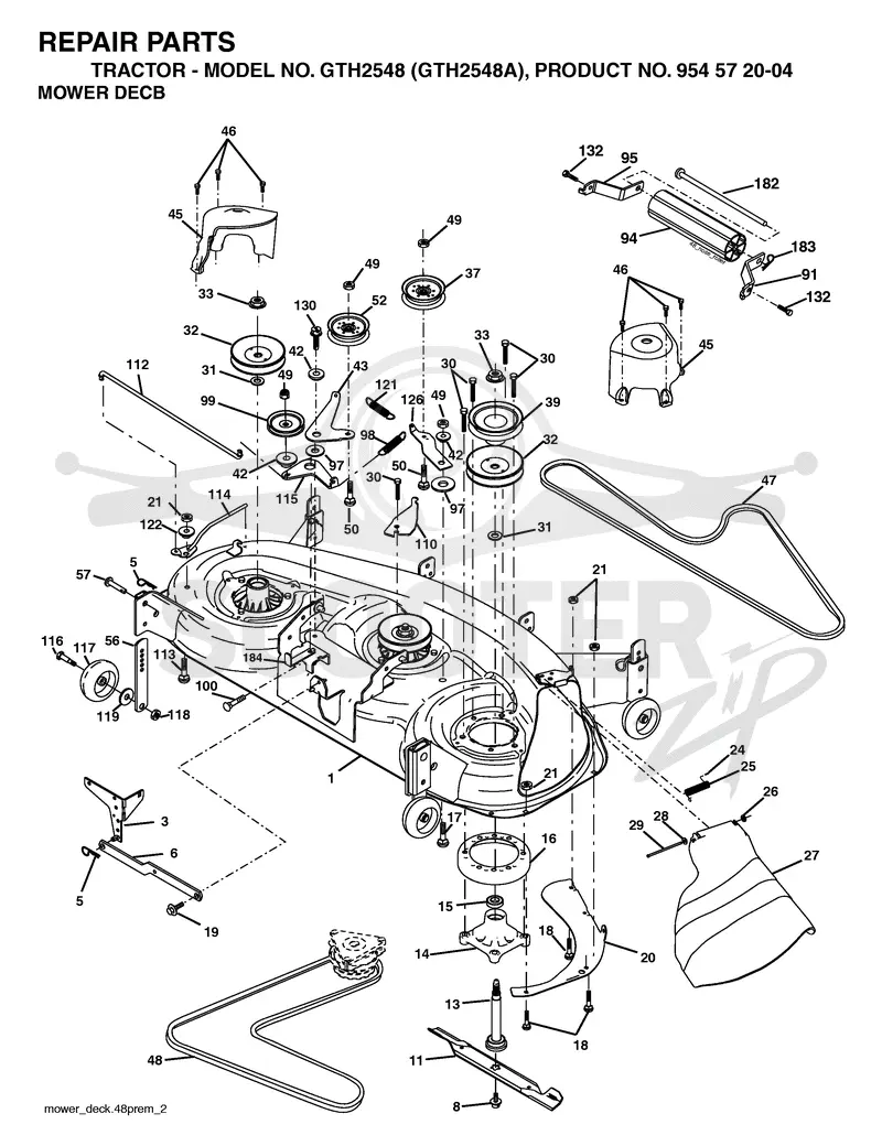 MOWER DECK / CUTTING DECK