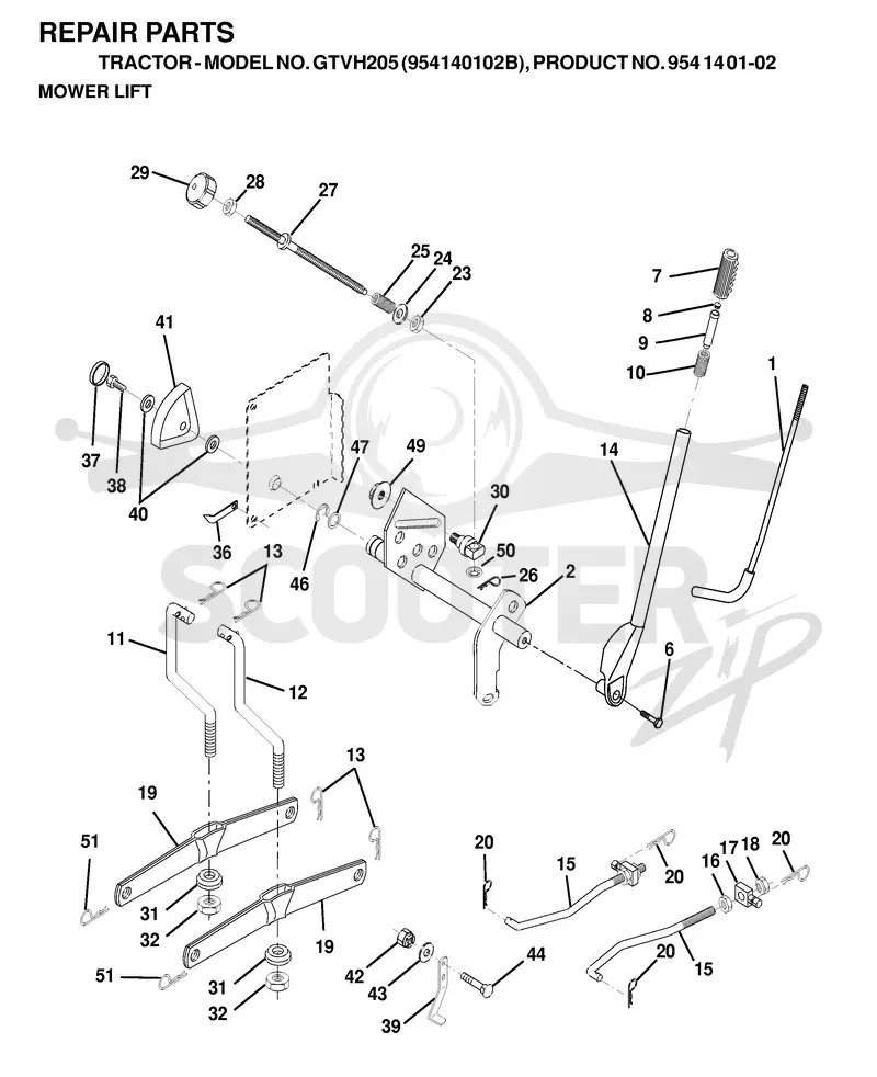 MOWER LIFT / DECK LIFT
