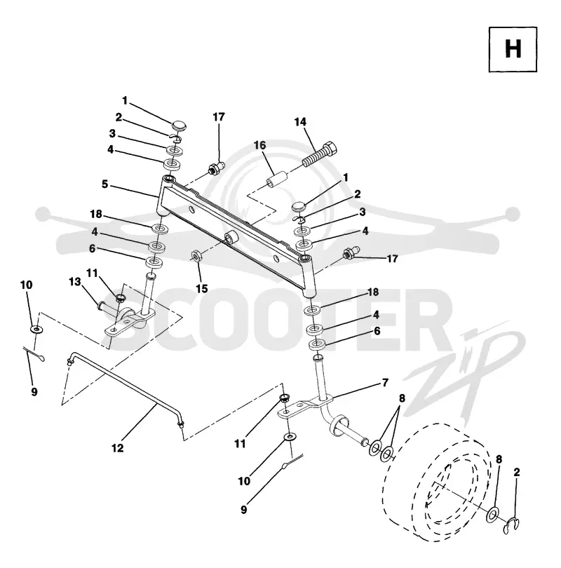 FRONT AXEL