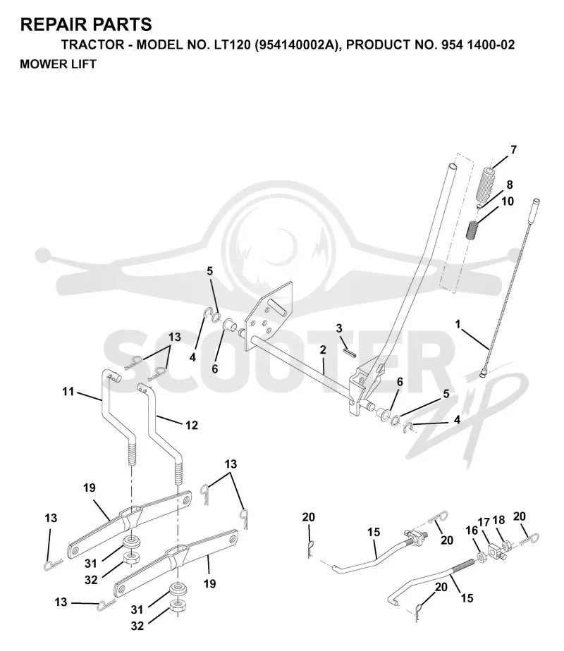 MOWER LIFT / DECK LIFT