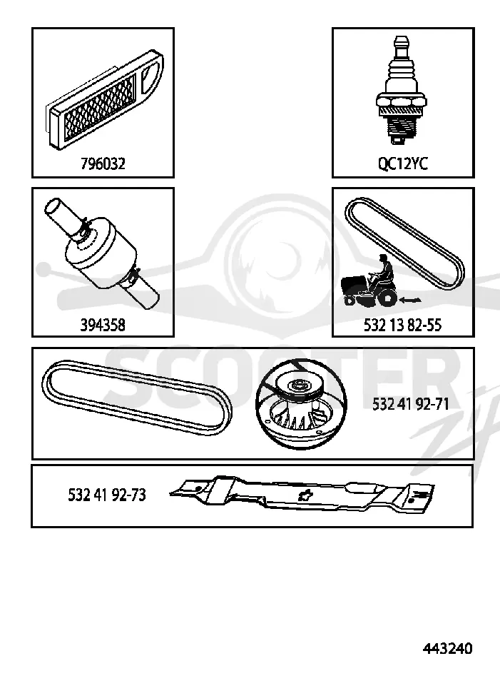 FREQUENTLY USED PARTS