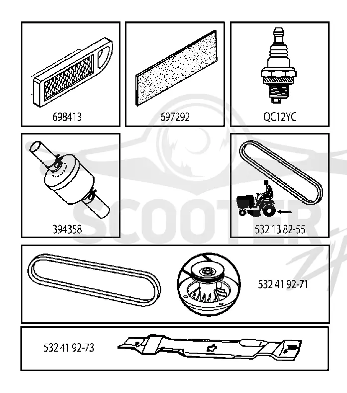 FREQUENTLY USED PARTS