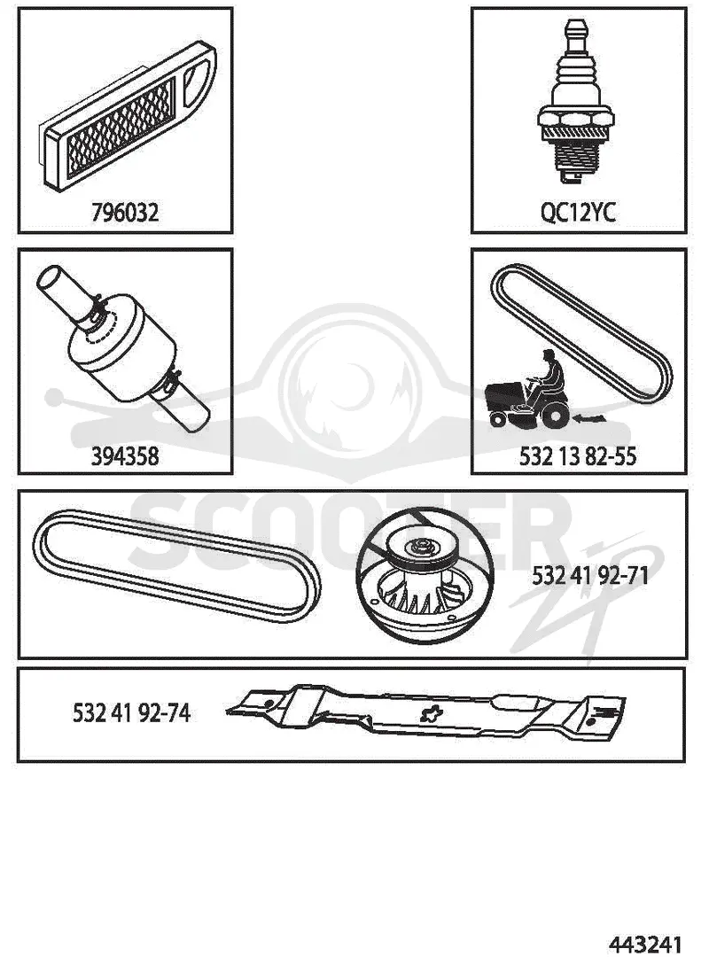 FREQUENTLY USED PARTS