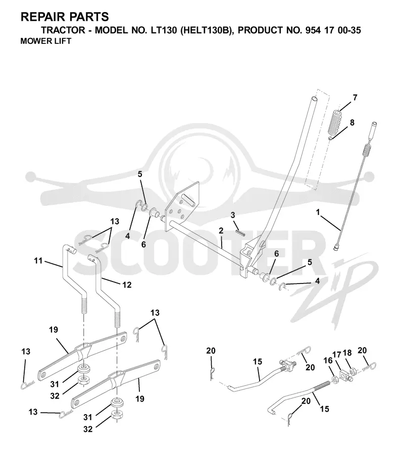 MOWER LIFT / DECK LIFT