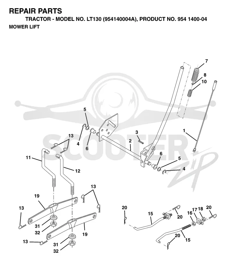 MOWER LIFT / DECK LIFT