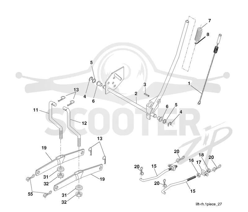MOWER LIFT / DECK LIFT