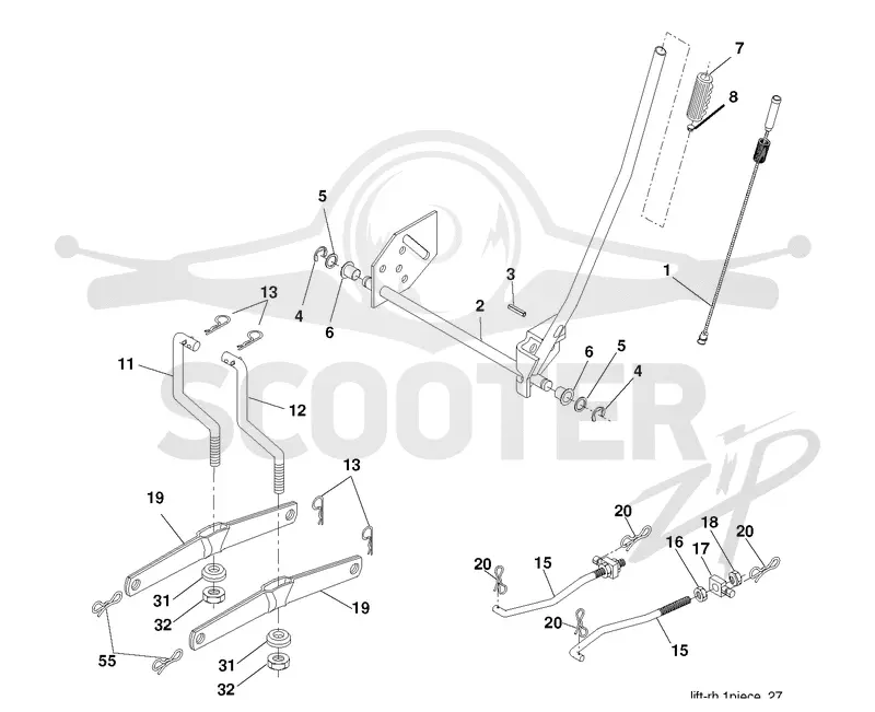 MOWER LIFT / DECK LIFT
