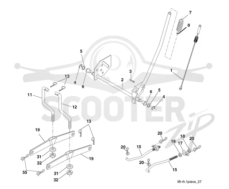 MOWER LIFT / DECK LIFT