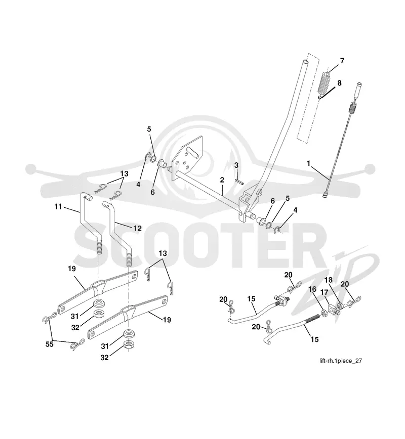 MOWER LIFT / DECK LIFT