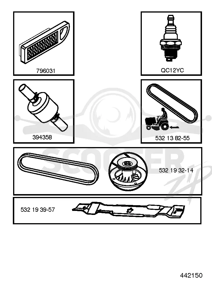 FREQUENTLY USED PARTS