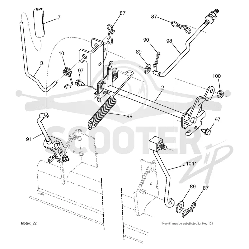 MOWER LIFT / DECK LIFT