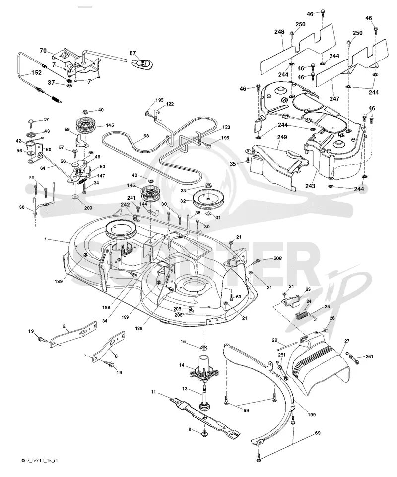 MOWER DECK / CUTTING DECK