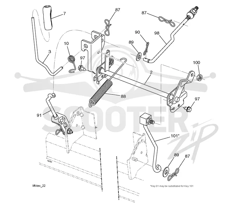 MOWER LIFT / DECK LIFT