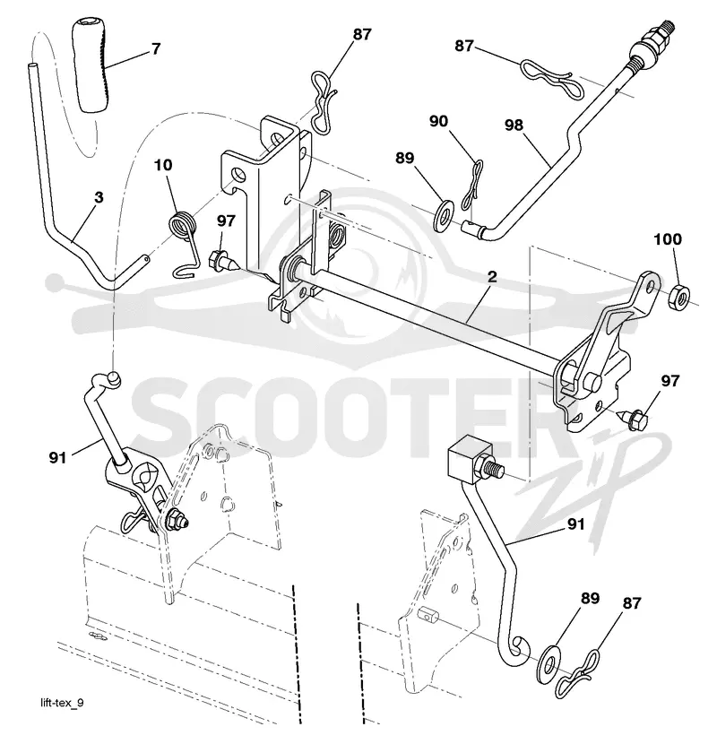 MOWER LIFT / DECK LIFT