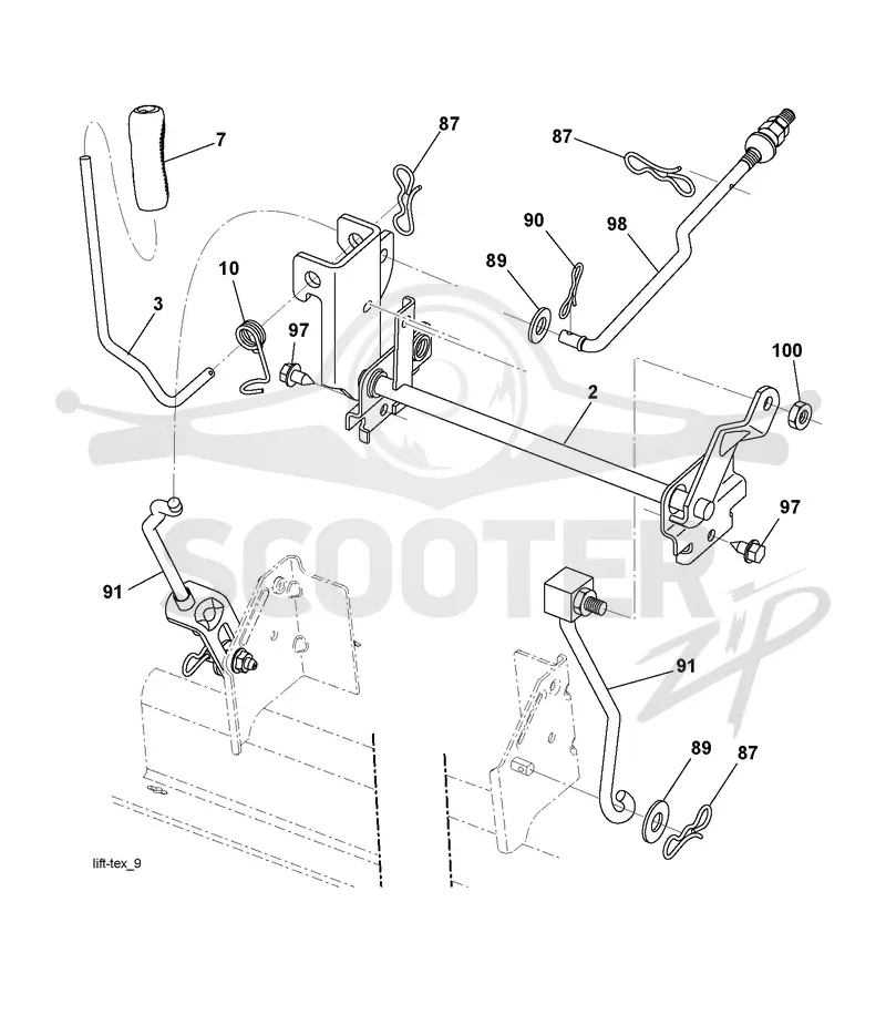 MOWER LIFT / DECK LIFT