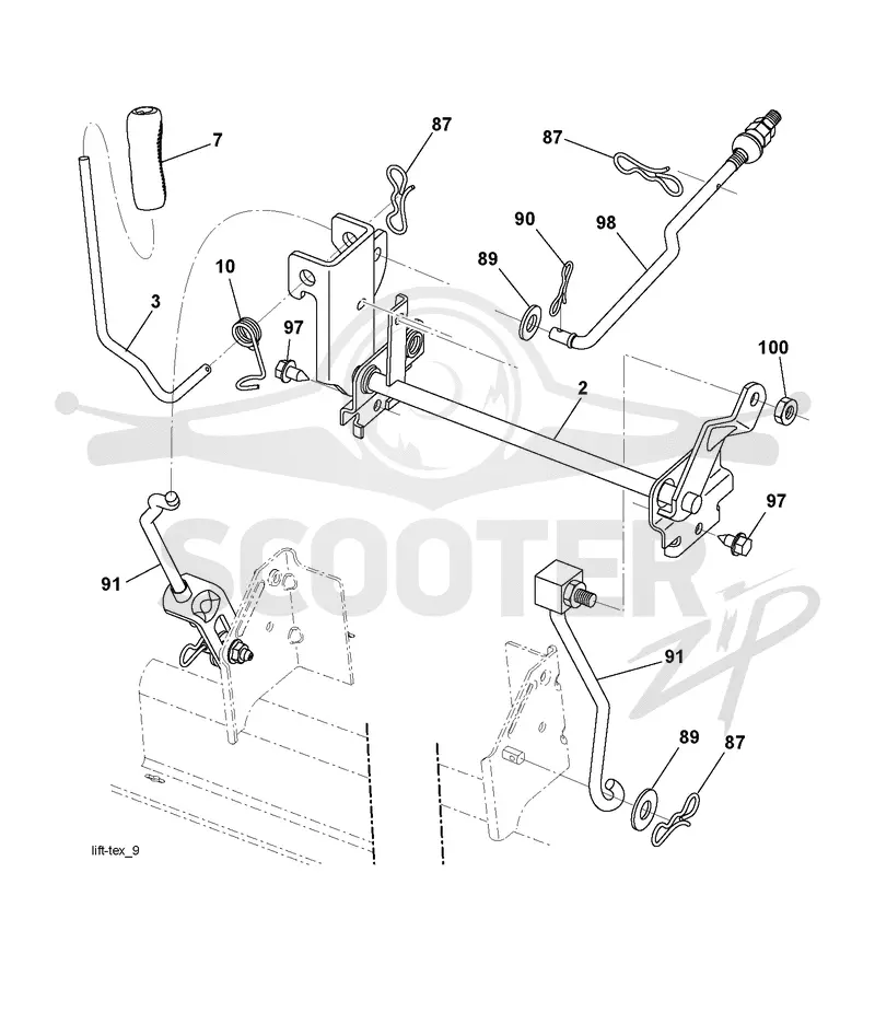 MOWER LIFT / DECK LIFT