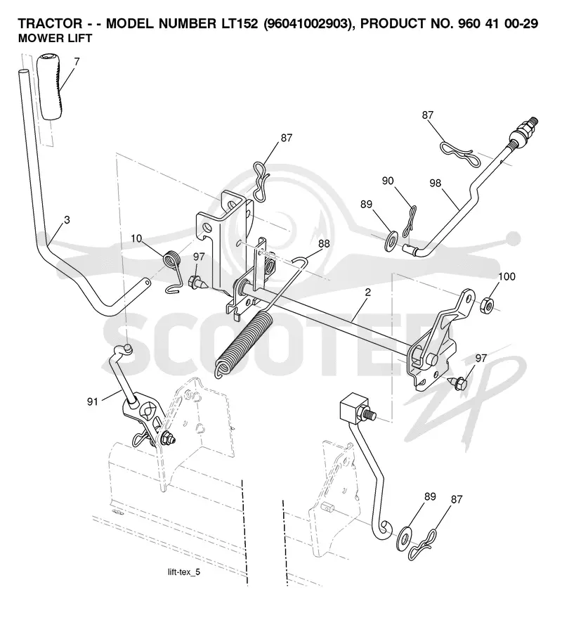 MOWER LIFT / DECK LIFT