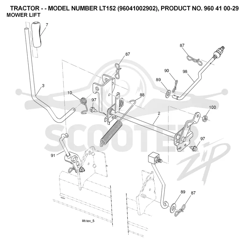 MOWER LIFT / DECK LIFT