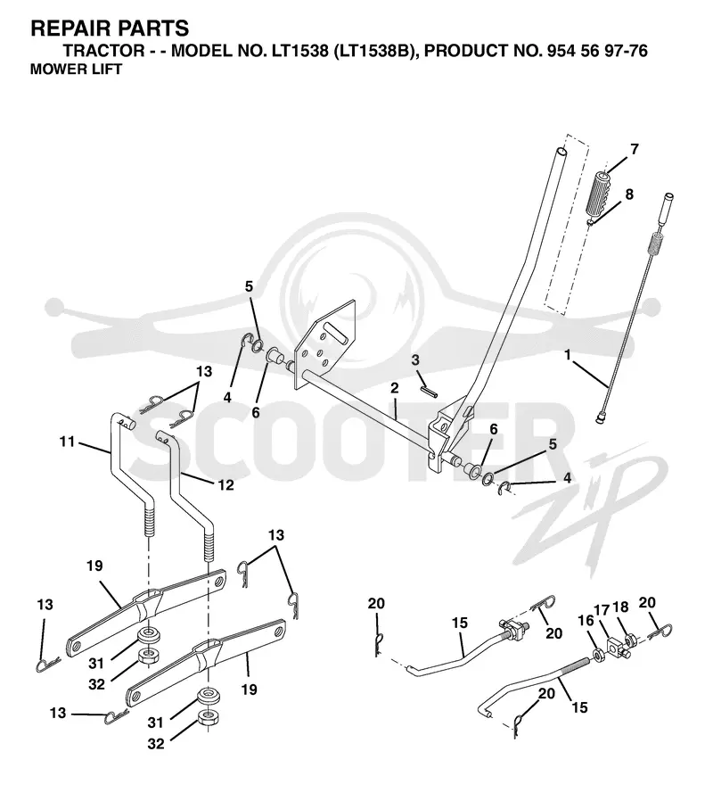 MOWER LIFT / DECK LIFT