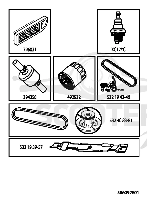 FREQUENTLY USED PARTS