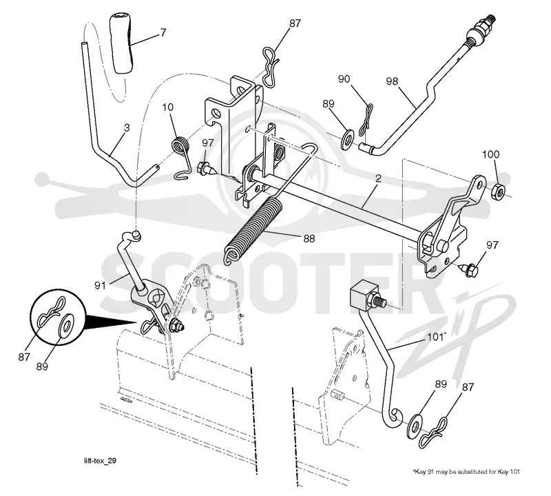 MOWER LIFT / DECK LIFT