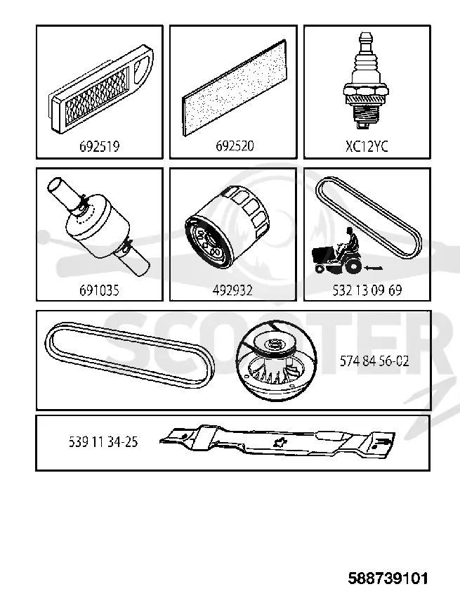 FREQUENTLY USED PARTS